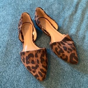 Cheetah print flats